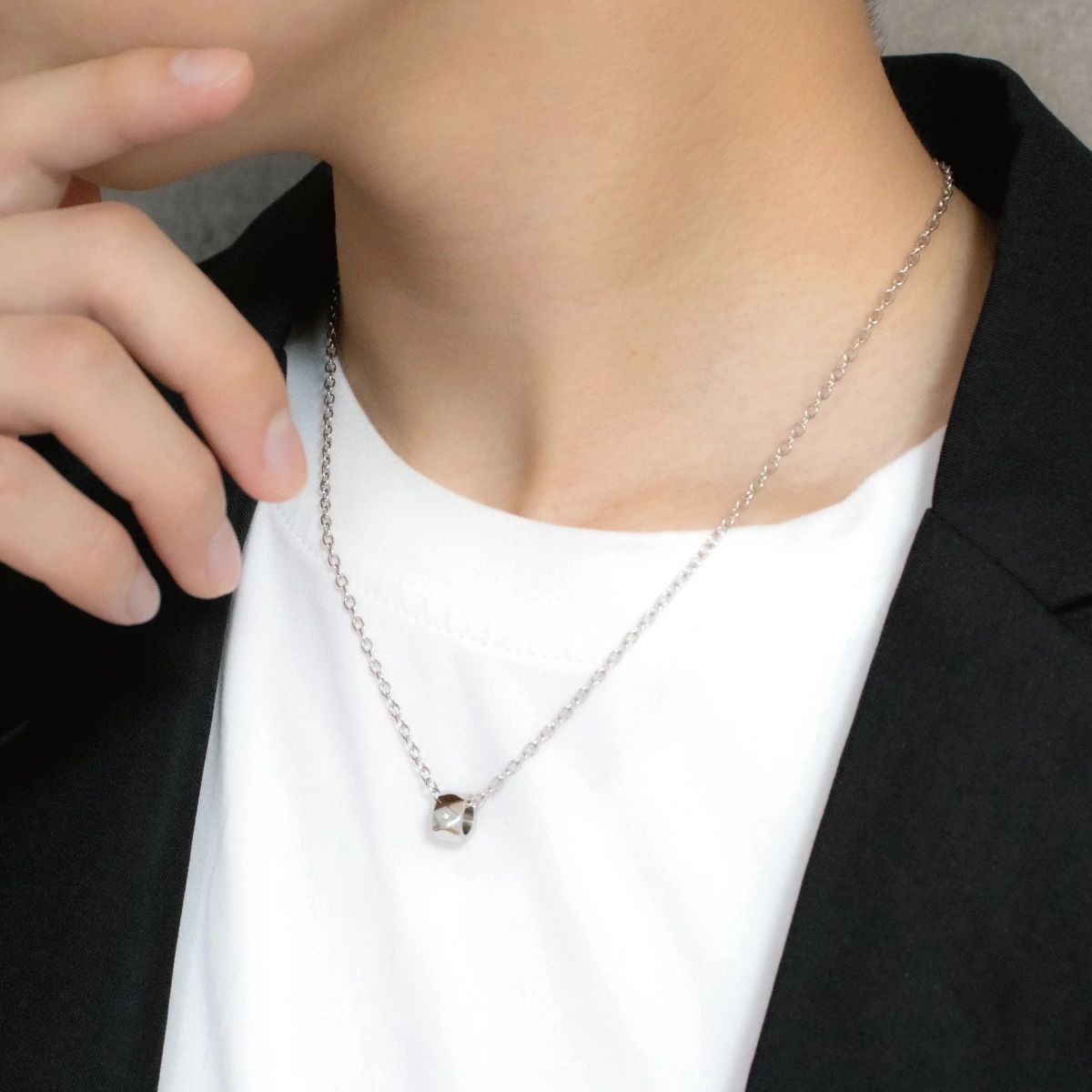 ネックレス メンズ サージカルステンレス316L close to me st ダイヤモンド 刻印 リング ネックレス メンズ サージカルステンレス316L close to me st ダイヤモンド 刻印 リング