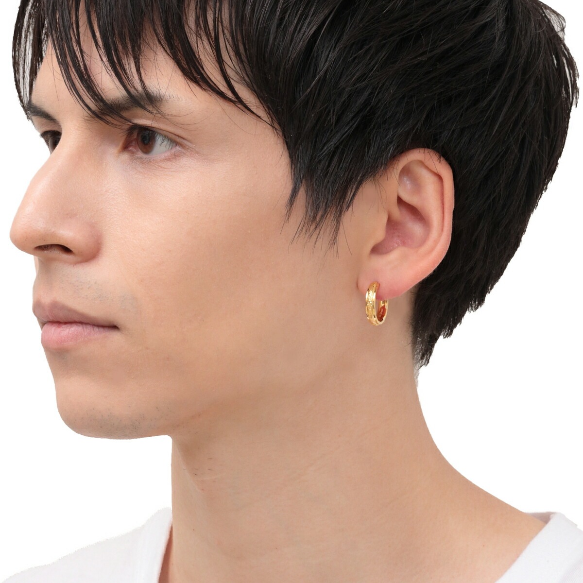 フープピアス メンズ ハワイアンジュエリー サージカルステンレス 両耳用 リングピアス マイレ 波 フープピアス メンズ ハワイアンジュエリー サージカルステンレス 両耳用 リングピアス マイレ 波