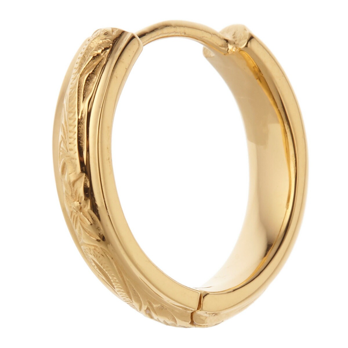 フープピアス メンズ ハワイアンジュエリー サージカルステンレス 両耳用 リングピアス マイレ 波 フープピアス メンズ ハワイアンジュエリー サージカルステンレス 両耳用 リングピアス マイレ 波