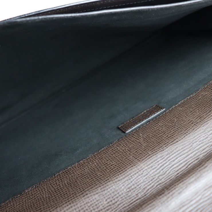 LOEWE ロエベ ブリーフケース ビジネスバッグ レザー ブラウン シルバー金具 2WAY 書類鞄 ショルダーバッグ【本物保証】 LOEWE ロエベ ブリーフケース ビジネスバッグ レザー ブラウン シルバー金具 2WAY 書類鞄 ショルダーバッグ【本物保証】