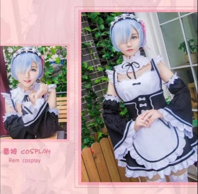 ゼロから始める異世界生活 ラムレム メイド服 コス衣装 フルセット コスプレ衣装 女性 ロリータ衣装 ゼロから始める異世界生活 ラムレム メイド服 コス衣装 フルセット コスプレ衣装 女性 ロリータ衣装