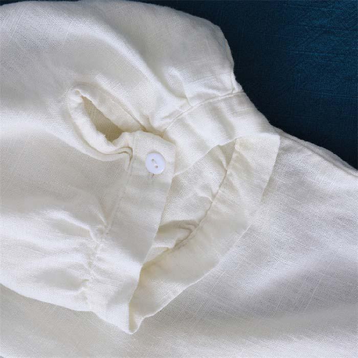 シャツ レディース 秋 春 7分袖 スタンドカラー リネン コットン ボリューム袖 大きいサイズ 綿麻 トップス 夏 秋 オシャレ シンプル カジュ シャツ レディース 秋 春 7分袖 スタンドカラー リネン コットン ボリューム袖 大きいサイズ 綿麻 トップス 夏 秋 オシャレ シンプル カジュ