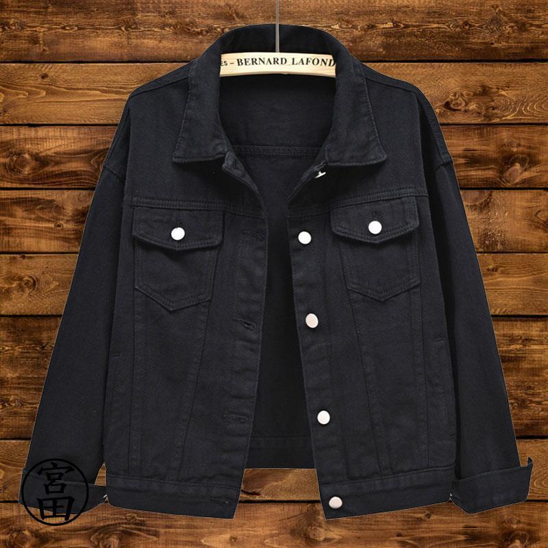 デニムジャケット デニム レディース ジャケット ジャンパー 長袖 無地 トップス ホワイト ブラック カジュアル シンプル ゆったり おしゃれ プレゼント お出かけ デニムジャケット