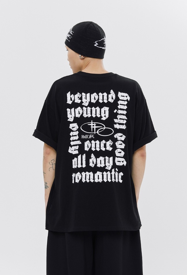 ★2024SS新作★ROMANTIC CROWN★BEYOND YOUNG TEE SHIRT ROMANTIC CROWN】24SU☆ BEYOND YOUNG TEE SHIRT (ROMANTIC