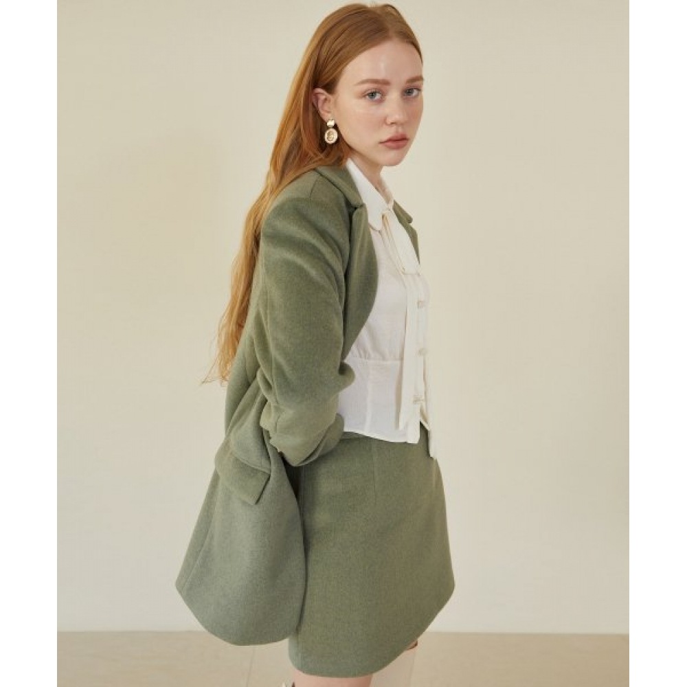 FREIHEIT (フライハイト) モダンダートミニスカート (エメラルドグリーン) FREIHEIT (フライハイト) モダンダートミニスカート (エメラルドグリーン)