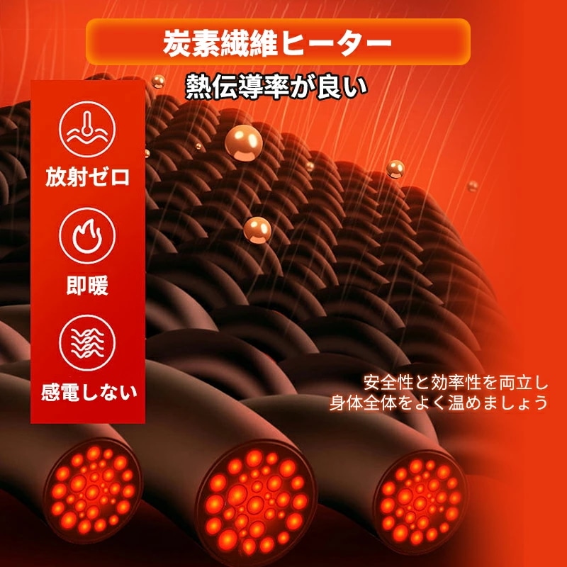 【急速出荷】電熱ベスト 裏起毛 バッテリー付き 速暖 日本製ヒーター 中綿 USB給電 洗える 三段階調温 軽量 冷え性 メンズ レーディス PSE 11エリア発熱 電熱ウェア S~4XL インナー