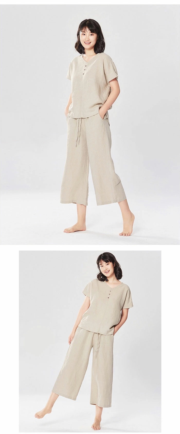 【お得 激安販売！】リネンパンツ レディース 麻100% イージーパンツ サルエルパンツ 9分丈 綿麻 ゆったり 新品 スラックス きれいめ クロップドパンツ ウエストゴム テーパードパンツ 無地 美