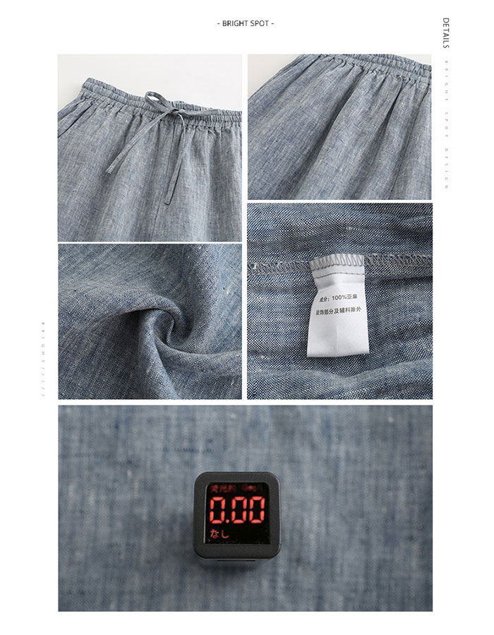 【お得 激安販売！】リネンパンツ レディース 麻100% イージーパンツ サルエルパンツ 9分丈 綿麻 ゆったり 新品 スラックス きれいめ クロップドパンツ ウエストゴム テーパードパンツ 無地 美