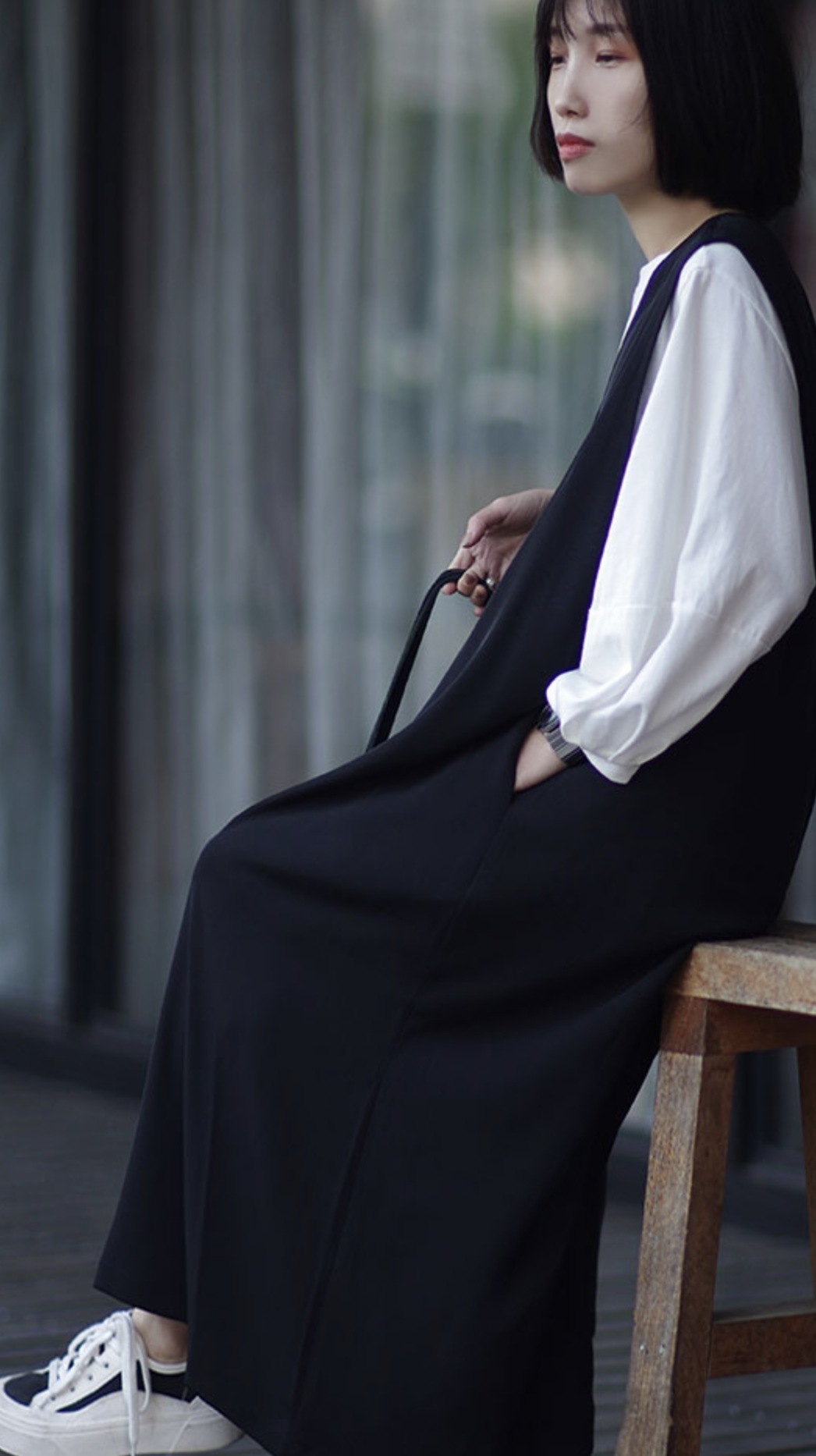 トップス ワンピース オールインワン ロングスカート フレアワンピース ロング ロング丈 袖あり 長袖 ボリューム袖 ドルマンスリーブ ラウンドネック フレア ストレート ワイド プルオーバー 綿