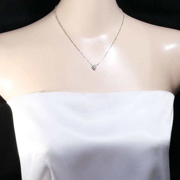 Pm PT850 ネックレス ダイヤ 0.41 鑑定書 約42cm ジュエリー 中古 Pm PT850 ネックレス ダイヤ 0.41 鑑定書 約42cm ジュエリー 中古