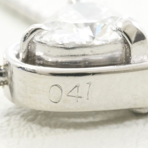 Pm PT850 ネックレス ダイヤ 0.41 鑑定書 約42cm ジュエリー 中古 Pm PT850 ネックレス ダイヤ 0.41 鑑定書 約42cm ジュエリー 中古