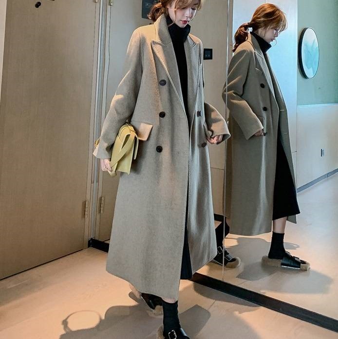 k00859 ロング丈 ... : レディース服 ウール コート 人気SALE