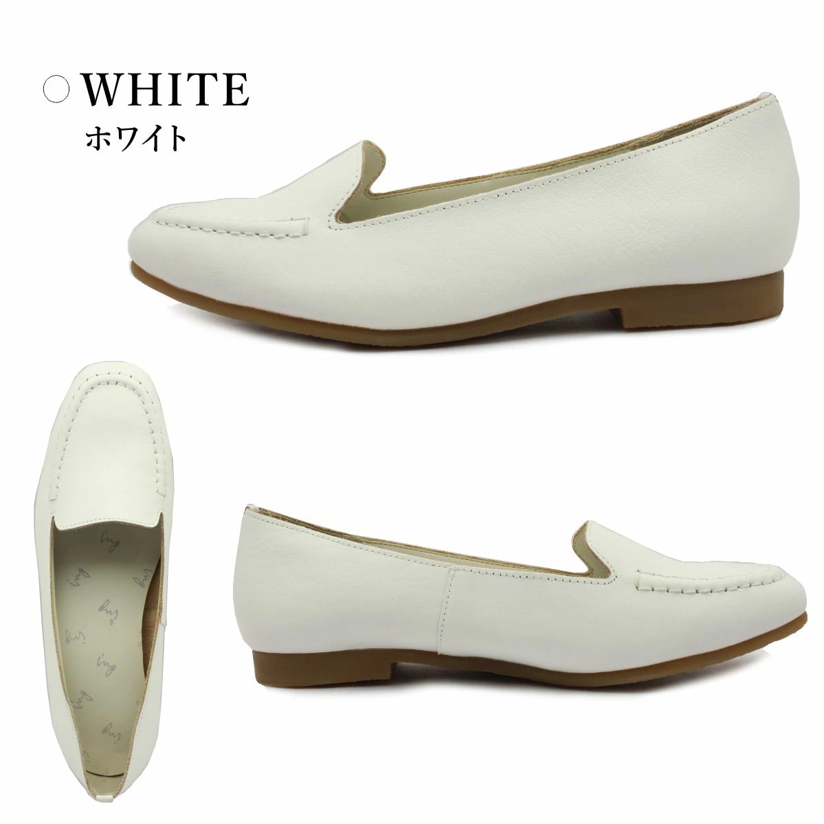 イング ing レディース フラットシューズ IGSQ 32180 スリッポン モカシン レザー 婦人靴 サスティナブルシリーズ イング ing レディース フラットシューズ IGSQ 32180 スリッポン モカシン レザー 婦人靴 サスティナブルシリーズ