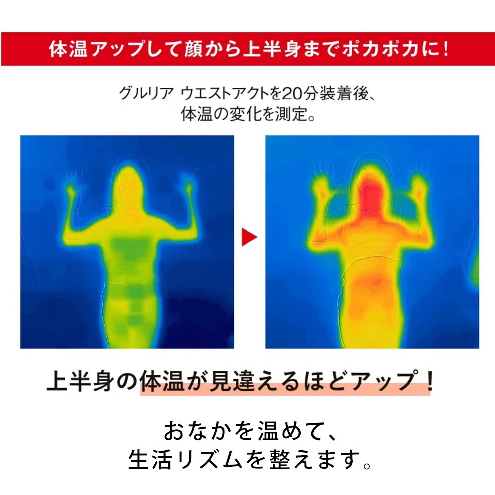 グルリア ウエストアクト 腹巻き ジッパー式 ストレッチ グルリア ウエストアクト 腹巻き ジッパー式 ストレッチ