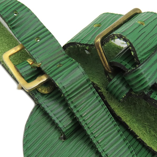 ルイヴィトン LOUIS VUITTON ボストンバッグ キーポル 55 エピレザー ボルネオグリーン ゴールド金具 緑 M42954 ML0990【中古】