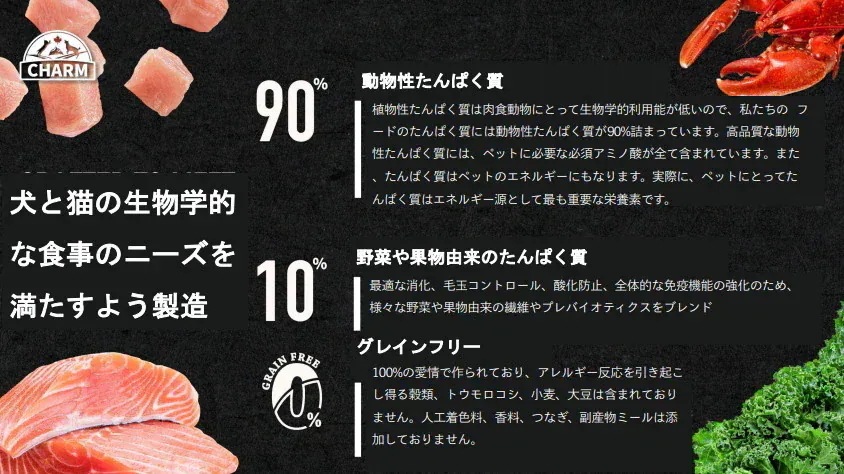 CHARM（チャーム）キトゥン1kg キャットフード 正規品 ペットフード 全猫種 オールステージ 全ライフステージ ねこのごはん 猫のご飯 穀物不使用 無添加 ペット用品 ペット 猫 ねこ ネコ