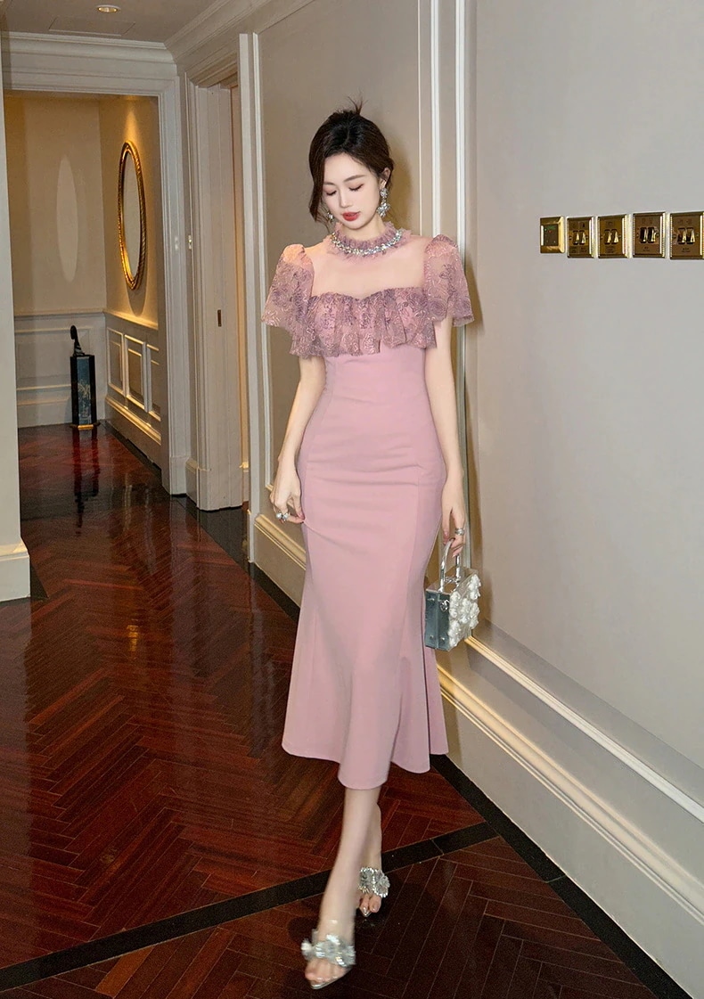 JY.上品 2024夏新品 フリル チュールドッ マーメイド ピンク パーティー キャバ 大人 同窓会 披露宴 卒業式 結婚式 演奏会 ウェディング 二次会 メガ割 JY.上品 2024夏新品 フリル チュールドッ マーメイド ピンク パーティー キャバ 大人 同窓会 披露宴 卒業式 結婚式 演奏会 ウェディング 二次会 メガ割