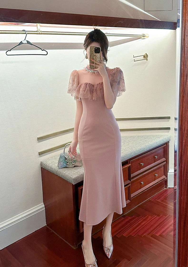 JY.上品 2024夏新品 フリル チュールドッ マーメイド ピンク パーティー キャバ 大人 同窓会 披露宴 卒業式 結婚式 演奏会 ウェディング 二次会 メガ割 JY.上品 2024夏新品 フリル チュールドッ マーメイド ピンク パーティー キャバ 大人 同窓会 披露宴 卒業式 結婚式 演奏会 ウェディング 二次会 メガ割