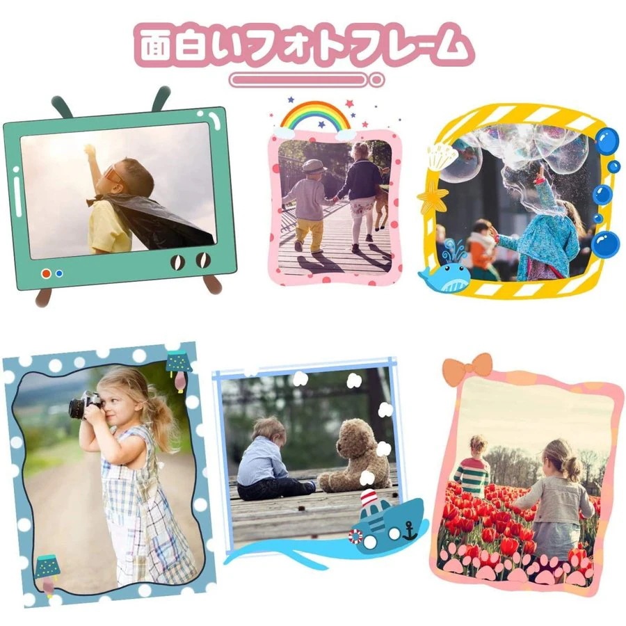 工ガ割-キッズカメラ 子供用 インスタントカメラ デュアルレンズ 1080P 自撮り ビデオ プレゼント お 工ガ割-キッズカメラ 子供用 インスタントカメラ デュアルレンズ 1080P 自撮り ビデオ プレゼント お