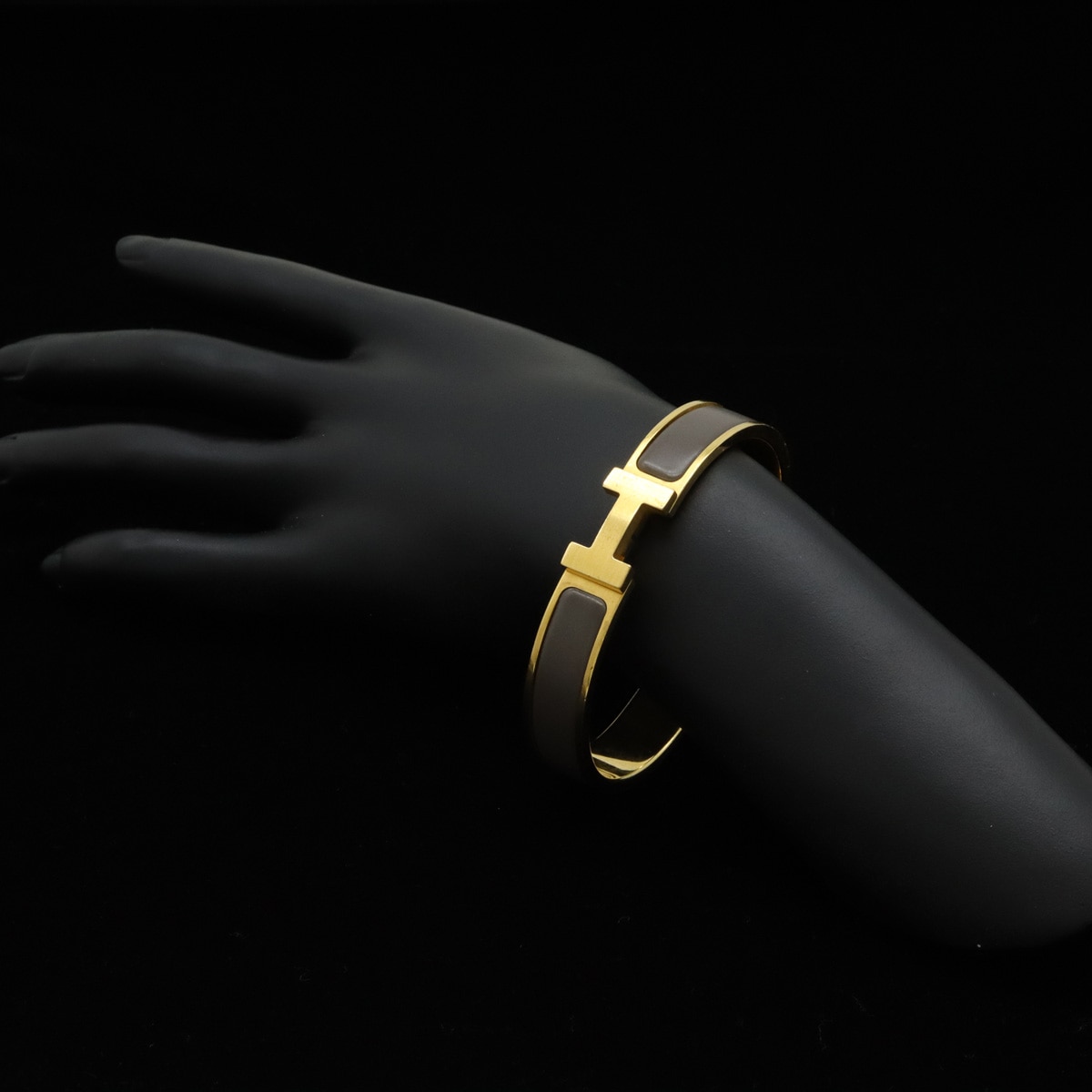 エナメルブレスレット クリックHH バングル ブレスレット GP ゴールド グリエタンマッ