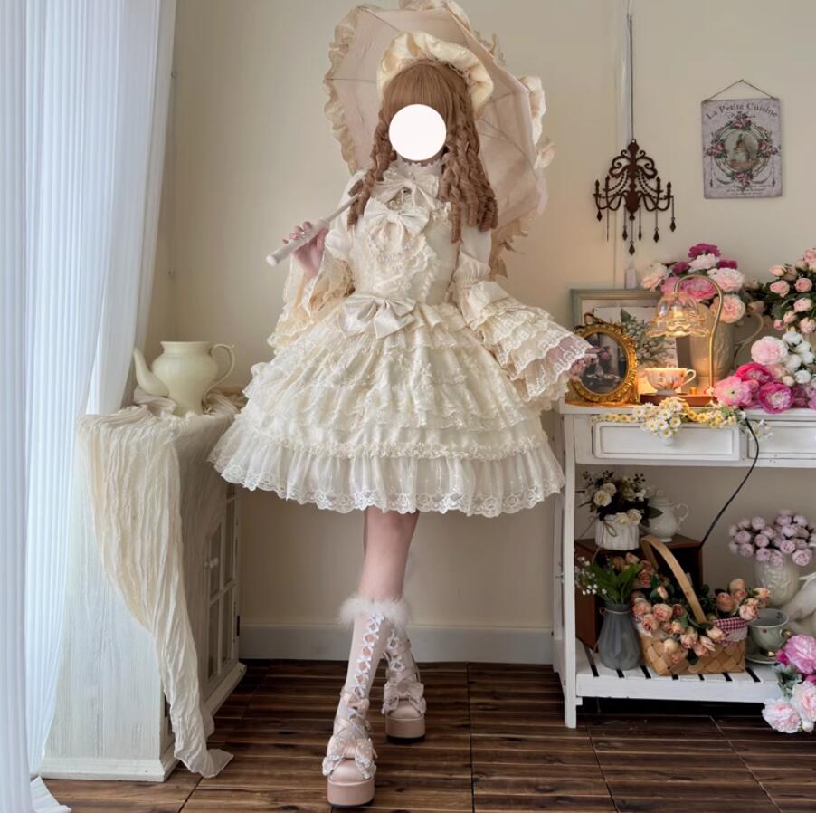 ジャンパースカート ロリータワンピース フリルワンピース 甘ロリータ 甘ロリ ロリータ風ワンピ エレガント Lolita 華やか ロリータ服 リボン チュール 可愛いコスチューム ゴスロリ コスプレ衣 ジャンパースカート ロリータワンピース フリルワンピース 甘ロリータ 甘ロリ ロリータ風ワンピ エレガント Lolita 華やか ロリータ服 リボン チュール 可愛いコスチューム ゴスロリ コスプレ衣
