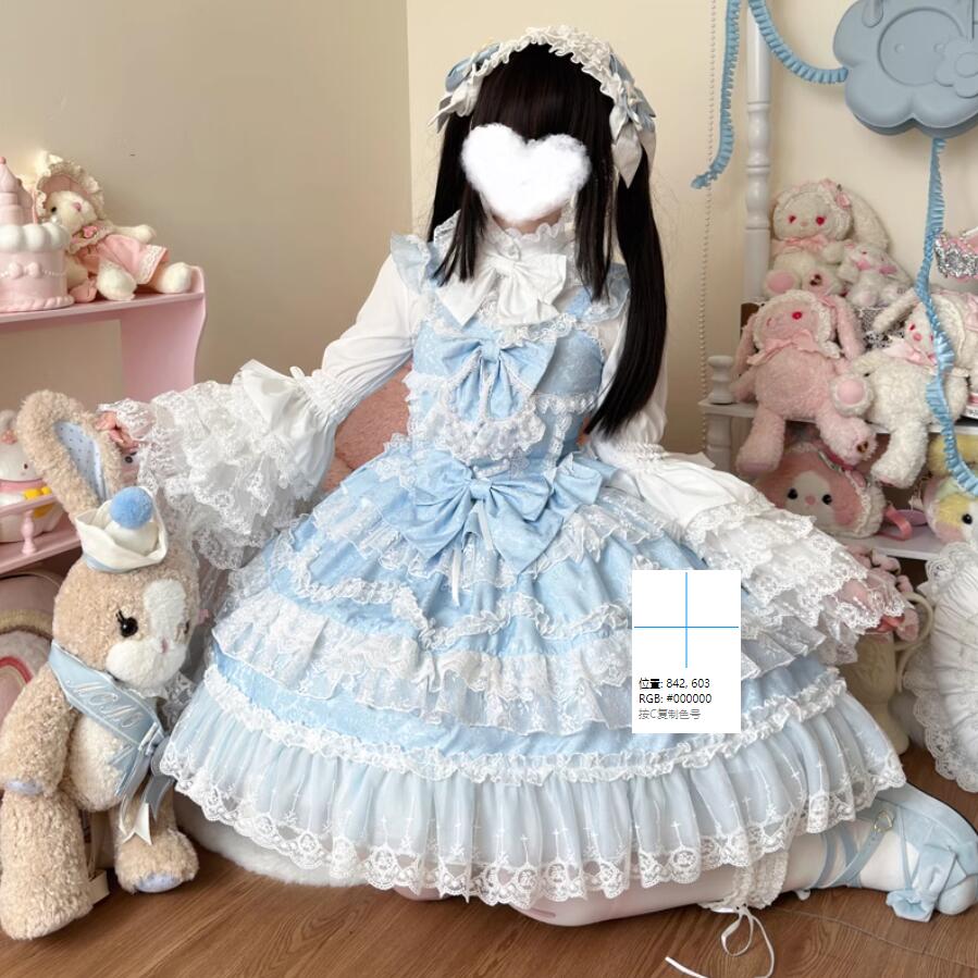 ジャンパースカート ロリータワンピース フリルワンピース 甘ロリータ 甘ロリ ロリータ風ワンピ エレガント Lolita 華やか ロリータ服 リボン チュール 可愛いコスチューム ゴスロリ コスプレ衣 ジャンパースカート ロリータワンピース フリルワンピース 甘ロリータ 甘ロリ ロリータ風ワンピ エレガント Lolita 華やか ロリータ服 リボン チュール 可愛いコスチューム ゴスロリ コスプレ衣