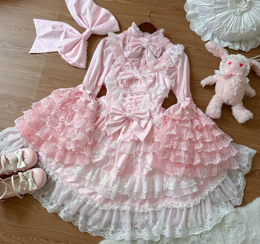 ジャンパースカート ロリータワンピース フリルワンピース 甘ロリータ 甘ロリ ロリータ風ワンピ エレガント Lolita 華やか ロリータ服 リボン チュール 可愛いコスチューム ゴスロリ コスプレ衣 ジャンパースカート ロリータワンピース フリルワンピース 甘ロリータ 甘ロリ ロリータ風ワンピ エレガント Lolita 華やか ロリータ服 リボン チュール 可愛いコスチューム ゴスロリ コスプレ衣