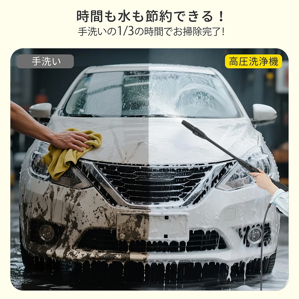 高圧洗浄機 圧倒的な洗浄力 許容圧力:14MPa 吐出水量:5.5L/min 東西日本兼用 家庭用 高圧クリーナー 高圧・低圧切替可能 省エネ IPX5防水 小型軽量 コンパクト 初心者向け 洗車 清 高圧洗浄機 圧倒的な洗浄力 許容圧力:14MPa 吐出水量:5.5L/min 東西日本兼用 家庭用 高圧クリーナー 高圧・低圧切替可能 省エネ IPX5防水 小型軽量 コンパクト 初心者向け 洗車 清