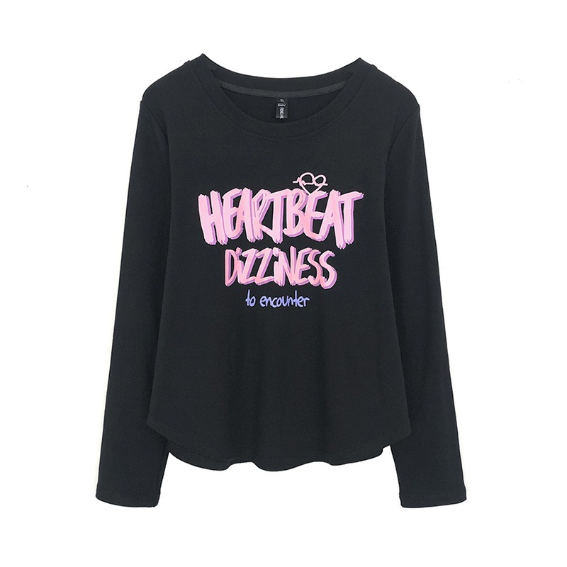 5L 4L 秋冬 韓国 大きいサイズ 長袖ニットトップス レディースシャツブラウス タイト ストレッチ 30代 40代 50代 60代大きいサイズの婦人服の秋m潮tシャツ衣酷減齢アーチの裾シャツの外に