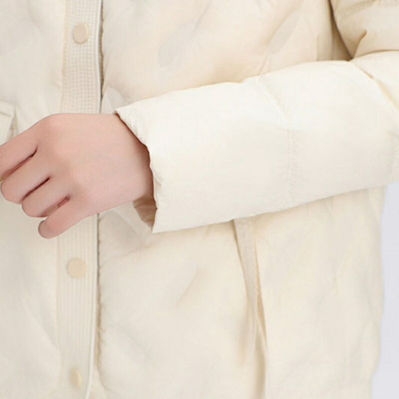 レディースダウンジャケット レディース ダウン入 ポケット ジャケット アヒル羽毛 ウルトラライト 長袖 い トップス 秋冬用 柔らかい 防寒 オシャレ エレガント ファッション 快適 用