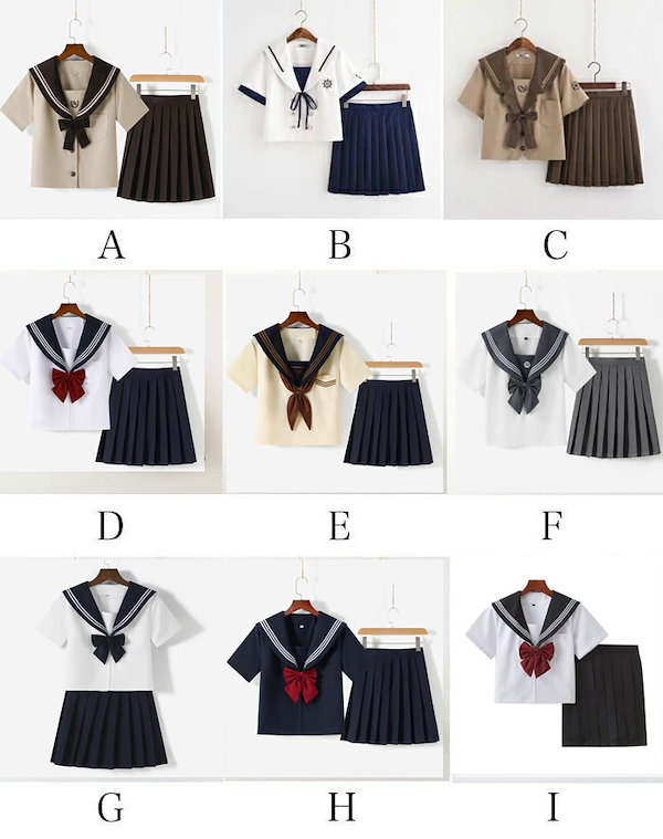 Qoo10] S_S.IL セーラー服 学生服 S-XXLサイズ 上