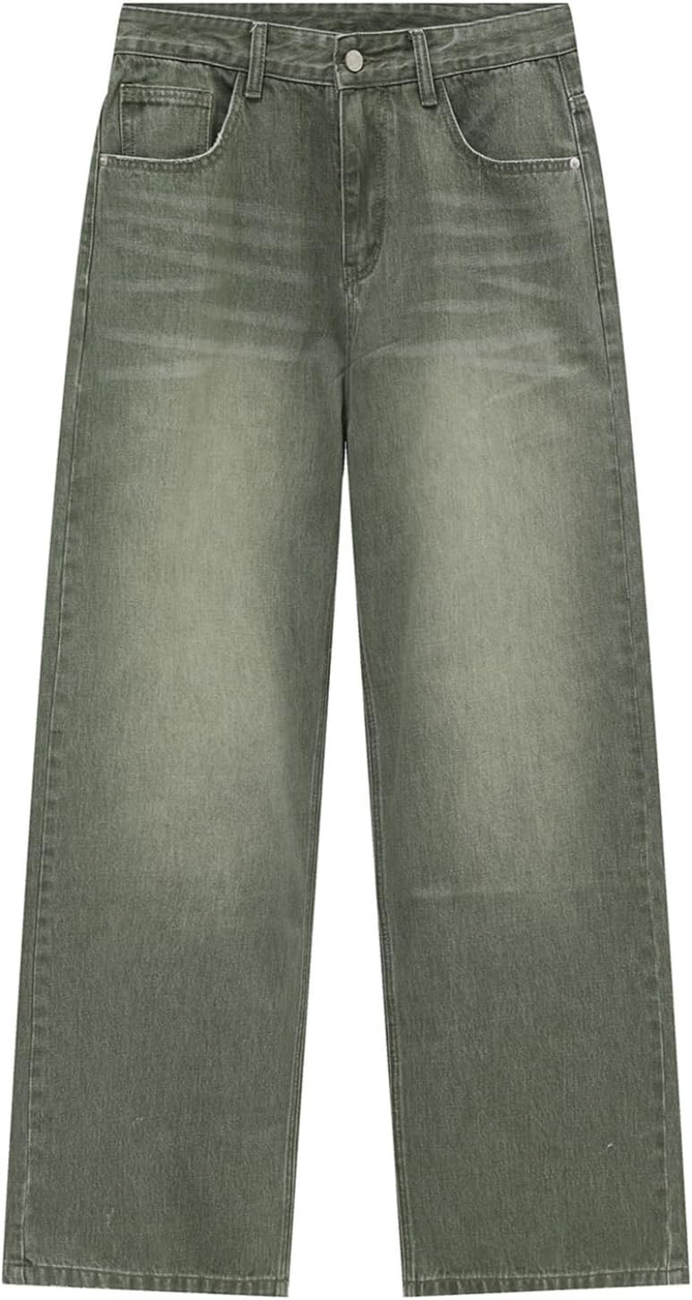 ジーパン デニムパンツ ズボン ロングパンツ メンズ 大人 男女兼用 ワイドデニム へやぎ ウォッシュ加工 厚い 立体裁断 ストリート系 大きいサイズ カッコイイ 秋用 春秋 バイカージーン