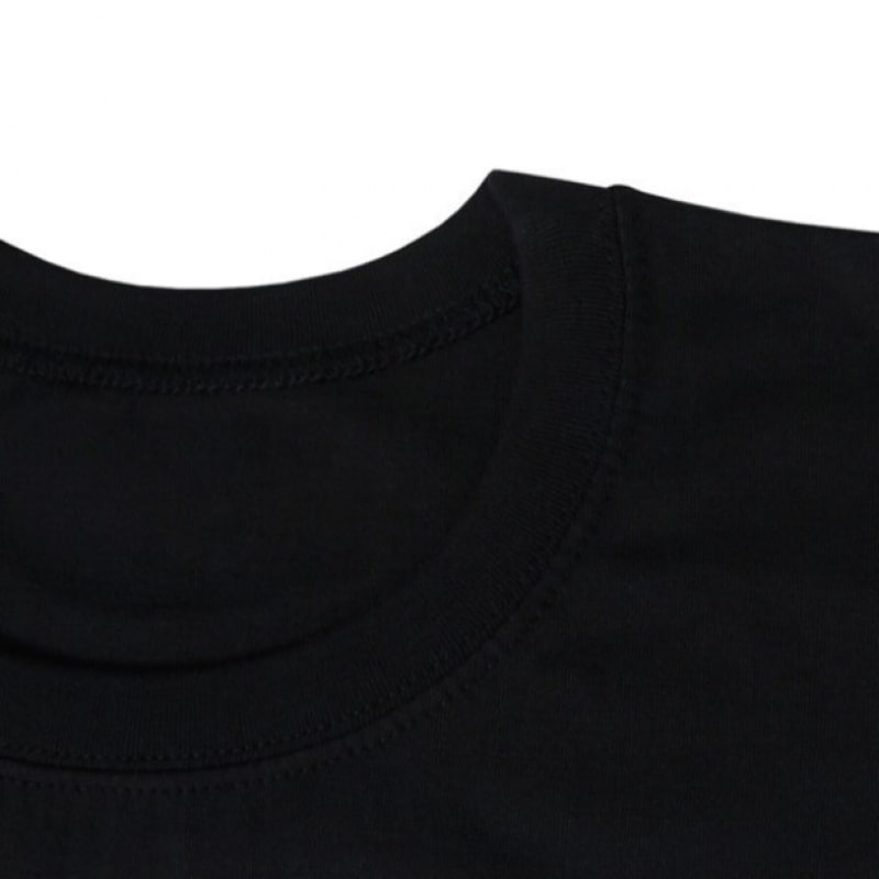 グレイバースコッチロゴレトロマン半袖Tシャツブラック