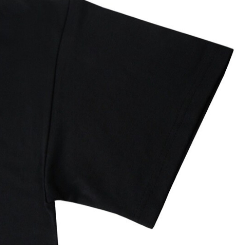 グレイバースコッチロゴレトロマン半袖Tシャツブラック