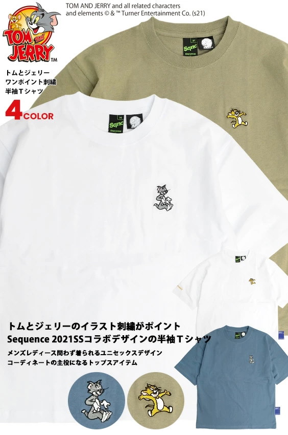 Qoo10] SEQUENCE トムとジェリー Tシャツ TOM and