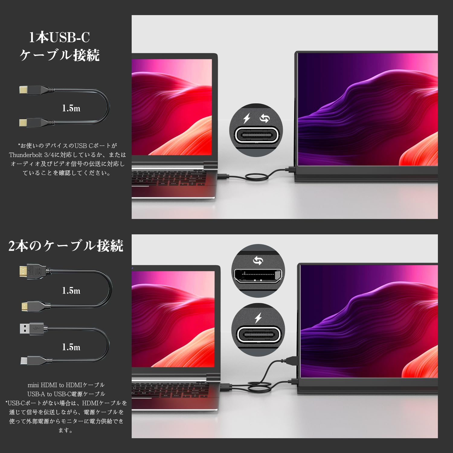MAGICRAVEN モバイルモニター 14インチ モバイルディスプレイ 1920x1200FHD - 超薄型 超軽量 ポータブルモニター 高輝度 狭額縁 ゲームモニター IPS液晶パネル スタンド保 MAGICRAVEN モバイルモニター 14インチ モバイルディスプレイ 1920x1200FHD - 超薄型 超軽量 ポータブルモニター 高輝度 狭額縁 ゲームモニター IPS液晶パネル スタンド保
