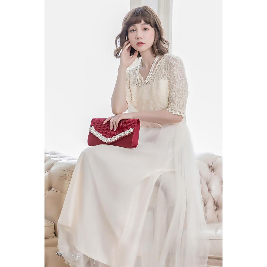 【即納】ロングドレス パーティードレス 結婚式 ドレス 成人式 同窓会 キャバ 袖あり 大きいサイズ 謝恩会 レース 五分袖 ロング 20代 30代 レース フレア yj188136