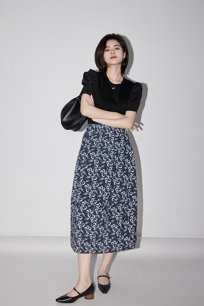 パフスリーブ シャツT ピュア コットン 半袖 トップ レディース ステッチ スリム オールマッチ 夏 Tシャツ 学生風 トップス Tシャツ 白トップス 袖あり 半袖 かわいい 大人可愛い シンプル