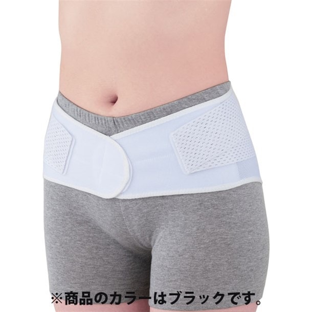 ラクラクコシガード スリム 2Lブラック ボディケアサポーター (63048)