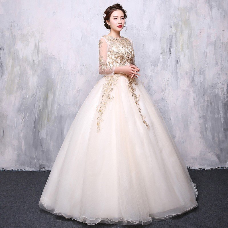 ロングドレス 演奏会 カラードレス 安い コンサート 長袖 パーティードレス ウェディングカラードレ