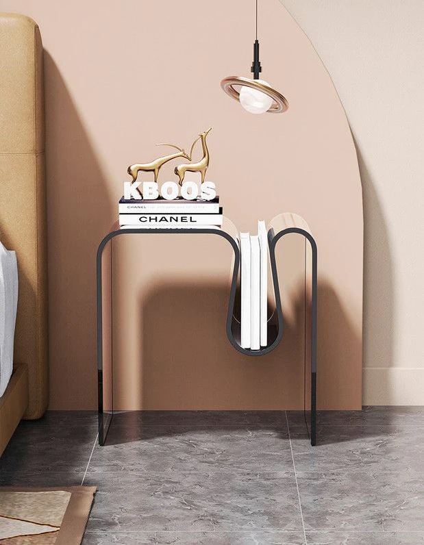 アクリル製のソファ用小さなサイドテーブルリビングのシンプルでモダンなクリエイティブなティーテーブル アクリル製のソファ用小さなサイドテーブルリビングのシンプルでモダンなクリエイティブなティーテーブル