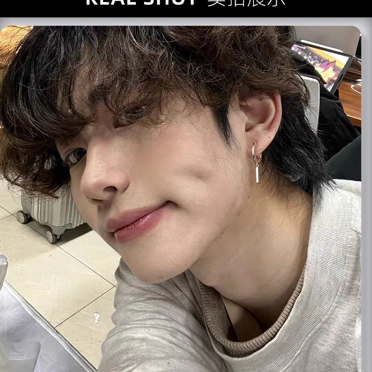 ピアス メンズ おしゃれ 金属アレルギー対応 シンプル リングピアス フープ BTSスタイル 着用タイプ 両耳用 韓国ファッション04 ピアス メンズ おしゃれ 金属アレルギー対応 シンプル リングピアス フープ BTSスタイル 着用タイプ 両耳用 韓国ファッション04