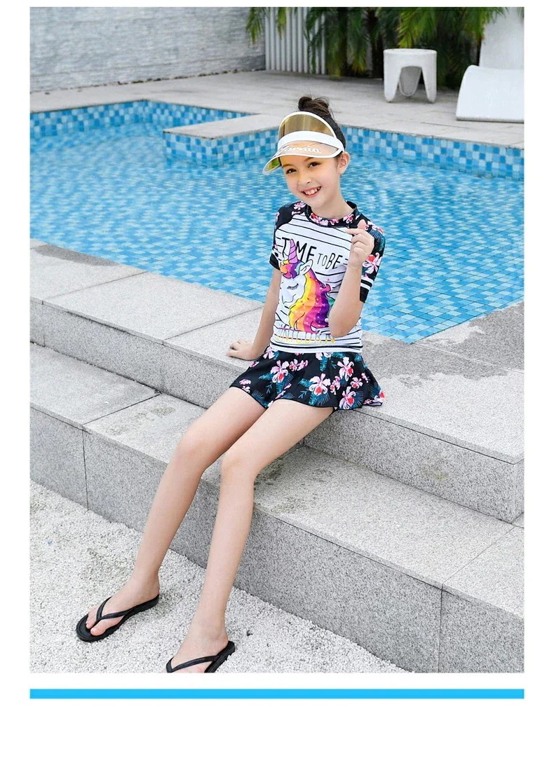 水着 女児用 セパレート スカート 学生水着 子供 上下セット 女の子水着 プリンセス キッズ水着 水遊び ジュニア 子供水着 キュー ユニコーン 女の子 【7月の新作特典】ジュニア 2点セット 水着 水着 女児用 セパレート スカート 学生水着 子供 上下セット 女の子水着 プリンセス キッズ水着 水遊び ジュニア 子供水着 キュー ユニコーン 女の子 【7月の新作特典】ジュニア 2点セット 水着