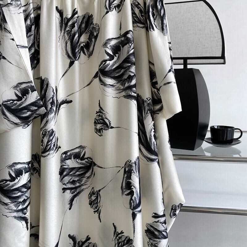 フラワープリント ストラップ ワンピース サスペンダー スカート 花柄 ロング丈 フローラル フレア ゆったり セクシー キャミワンピ かわいい 大人可愛い きれいめ シンプル カジュアル lone0