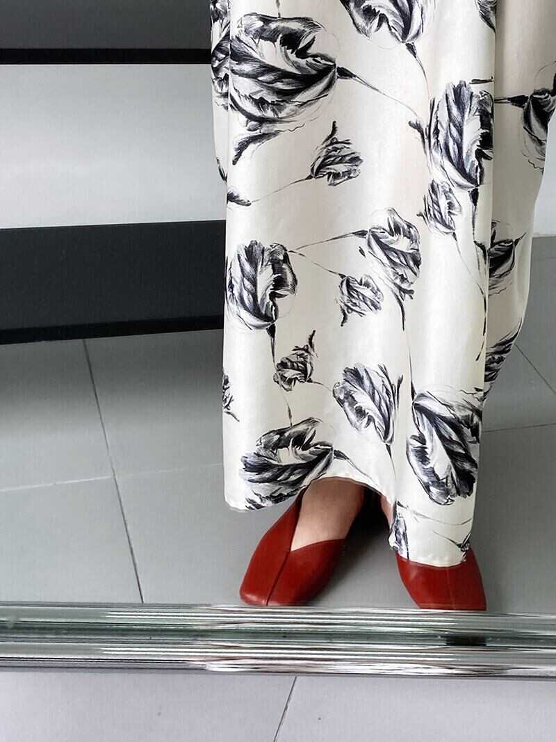 フラワープリント ストラップ ワンピース サスペンダー スカート 花柄 ロング丈 フローラル フレア ゆったり セクシー キャミワンピ かわいい 大人可愛い きれいめ シンプル カジュアル lone0