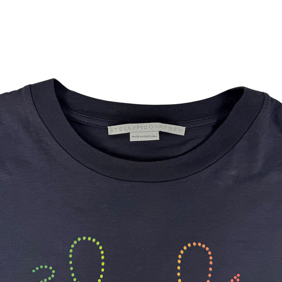ステラマッカートニー Stella McCartney 半袖Tシャツ コットン ネイビー レディース z4609 ステラマッカートニー Stella McCartney 半袖Tシャツ コットン ネイビー レディース z4609