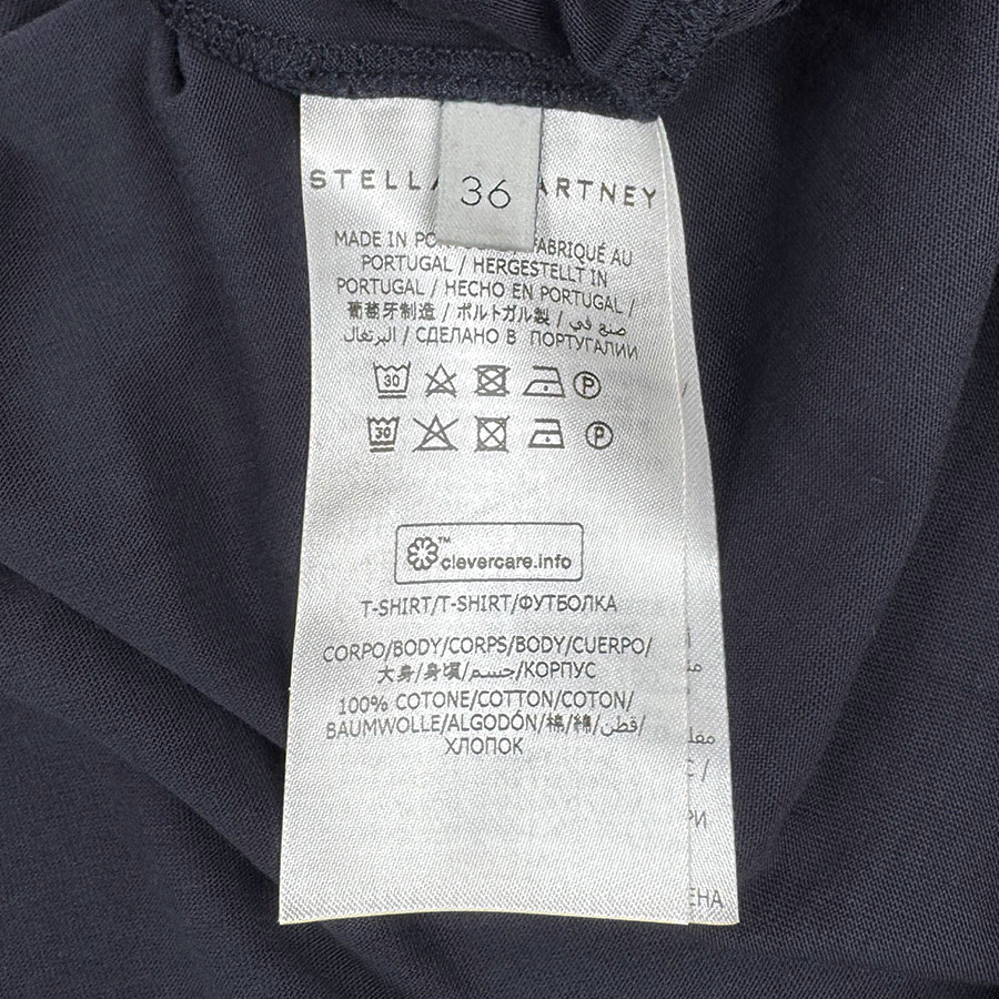 ステラマッカートニー Stella McCartney 半袖Tシャツ コットン ネイビー レディース z4609 ステラマッカートニー Stella McCartney 半袖Tシャツ コットン ネイビー レディース z4609