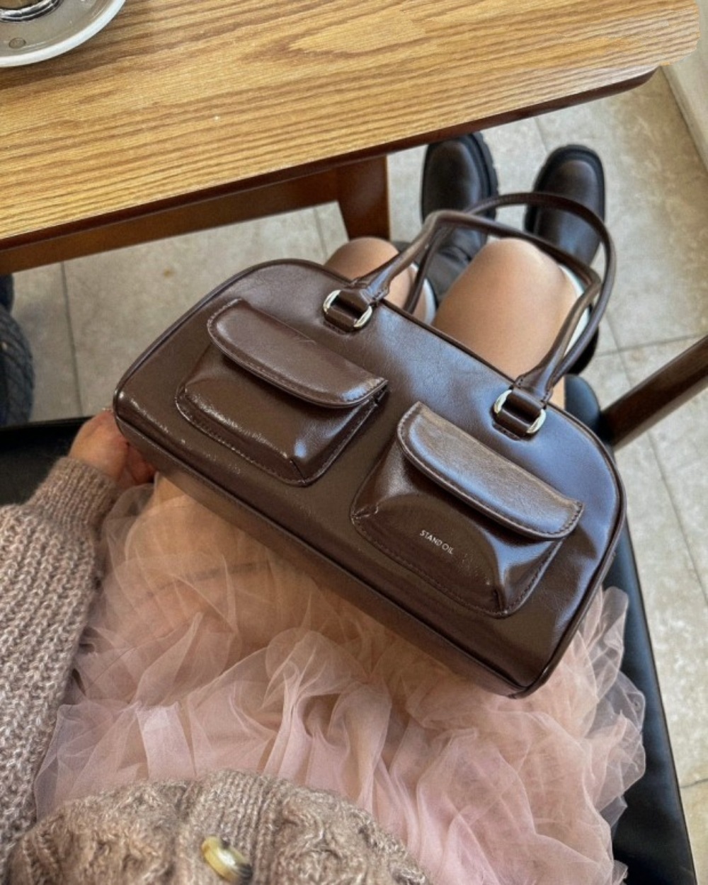 LE SSERAFIM /newjeans 着用 Chubby bag/ビーガンレザー