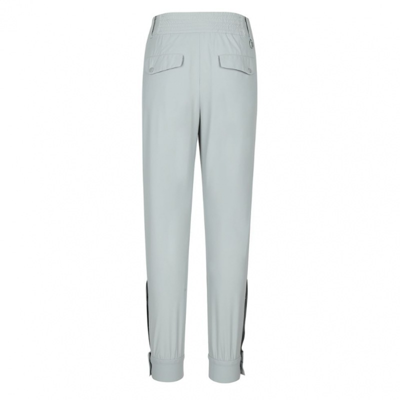 [ping] レディースサイドテープボタンスプリットジョガーパンツ