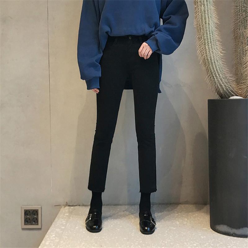 デニムパンツレディースデニムパンツハイウエスト防寒厚裏ボア裏起毛ストレッチゆったり九分丈チノパンジーンズ脚カジュアル体型カバー デニムパンツレディースデニムパンツハイウエスト防寒厚裏ボア裏起毛ストレッチゆったり九分丈チノパンジーンズ脚カジュアル体型カバー